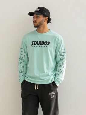 The Weeknd Starboy World Tour Long Sleeve Band Tee Streetwear
